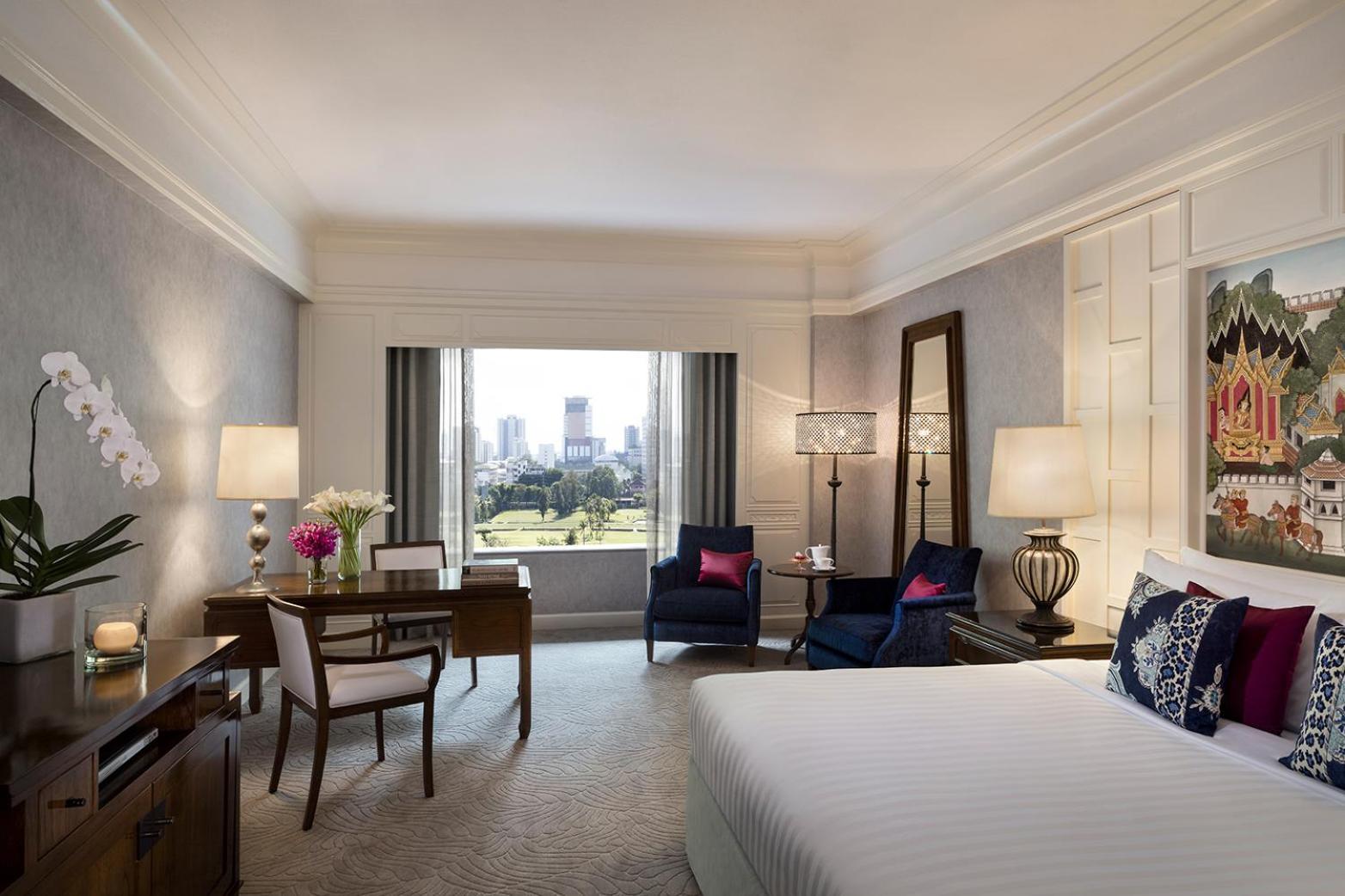 Anantara Siam Bangkok Hotel Exterior foto A suite at the hotel